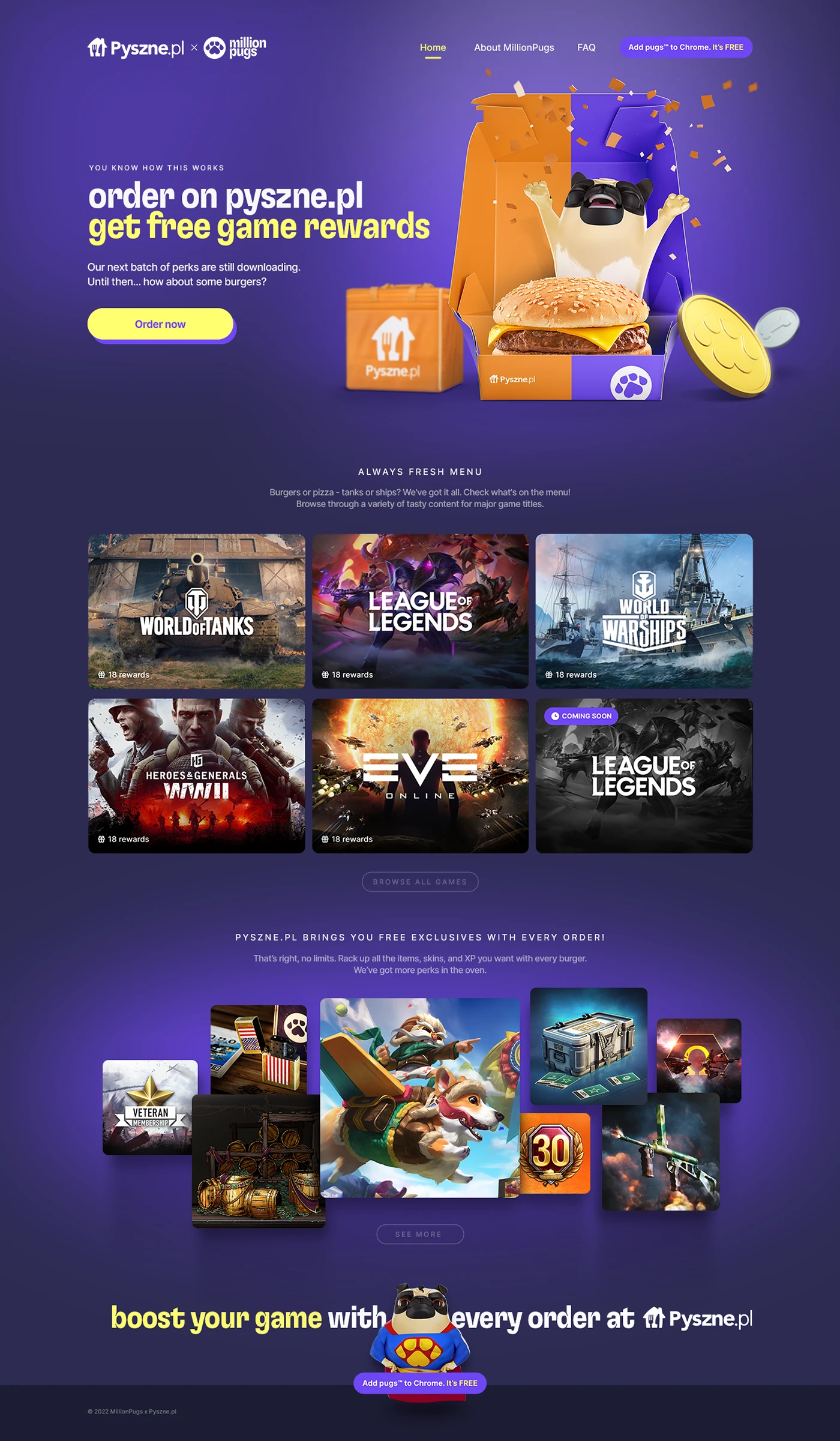 MillionPugs Pyszne Partnership