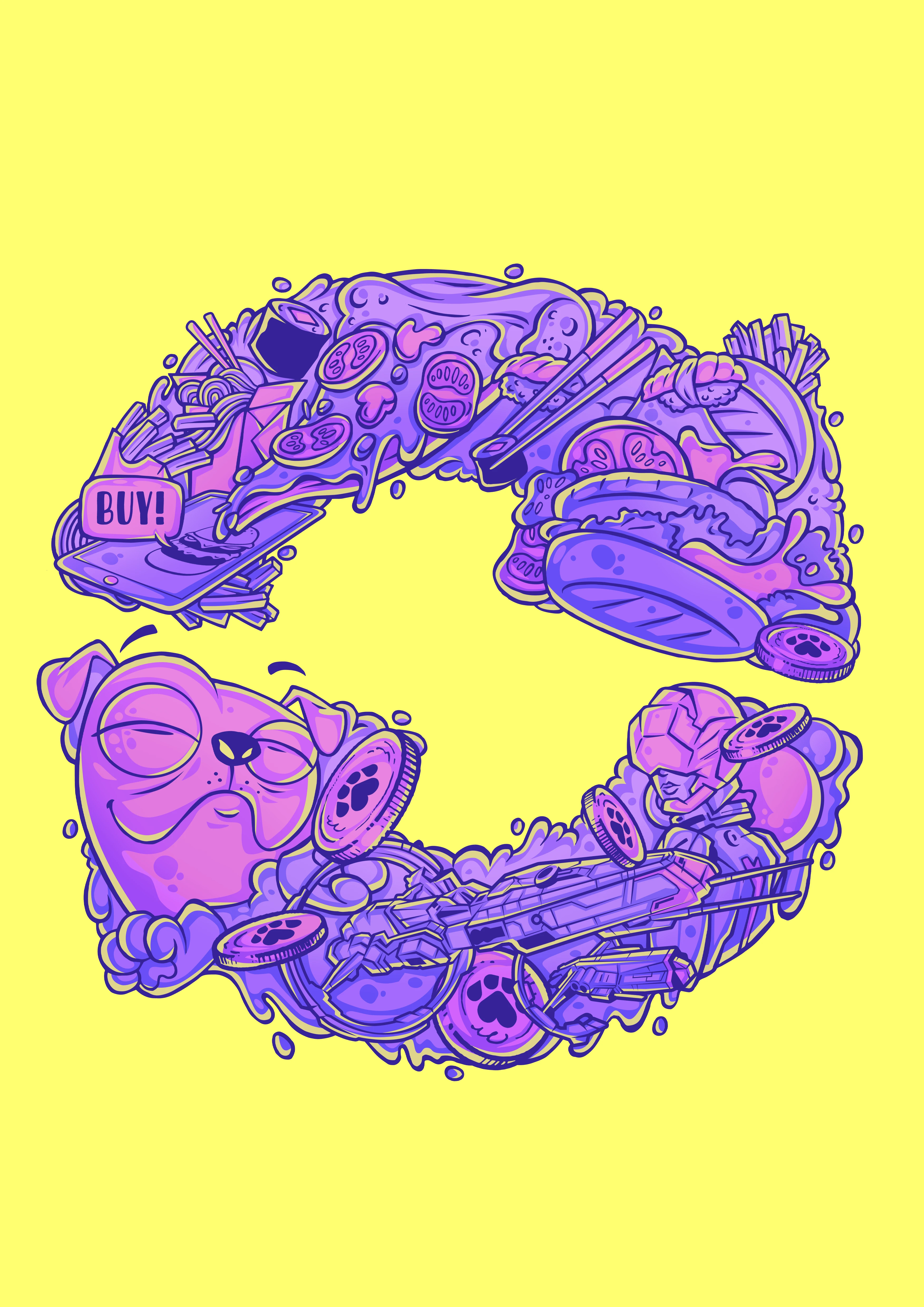 MillionPugs Art Event Infinite Circle 03